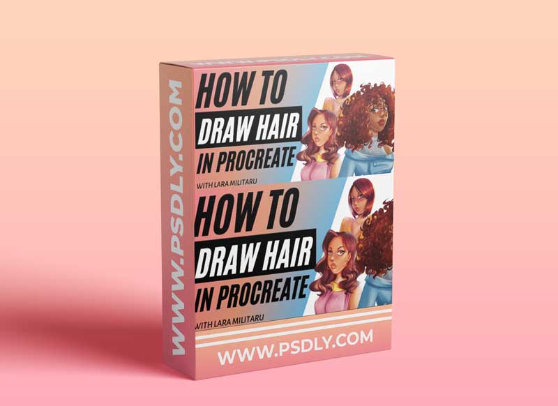 How to Draw Hair in Procreate 1 How to Draw Hair in Procreate