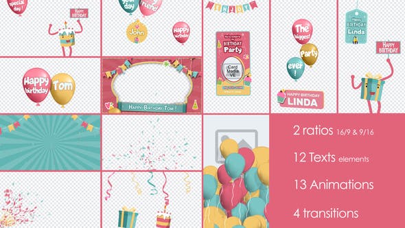 Videohive Birthday and Party Kit 32948415 1 Videohive Birthday and Party Kit 32948415