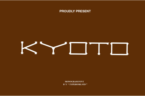 Kyoto Monogram Font 1 Kyoto Monogram Font