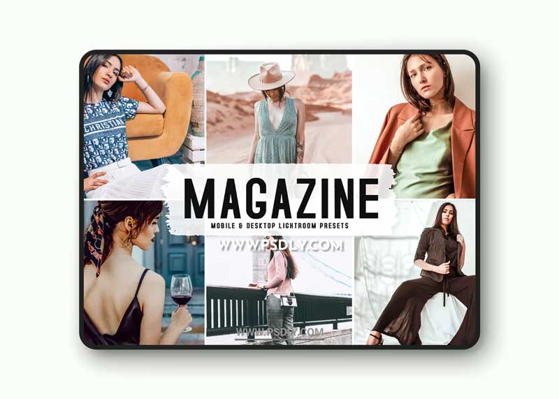 Magazine Mobile & Desktop Lightroom Presets 1 Magazine Mobile & Desktop Lightroom Presets