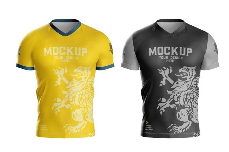 Men’s Sports T-shirt Mockup 1 Men’s Sports T-shirt Mockup
