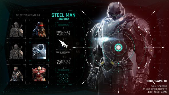 Videohive - HUD GAME UI - 26768873 1 Videohive - HUD GAME UI - 26768873