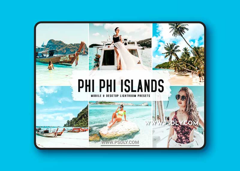 Phi Phi Islands Mobile & Desktop Lightroom Presets 1 Phi Phi Islands Mobile & Desktop Lightroom Presets