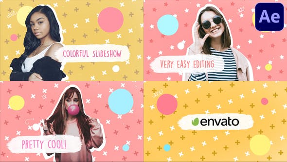 Videohive Colorful Brush Slideshow | After Effects 33078603 1 Videohive Colorful Brush Slideshow | After Effects 33078603
