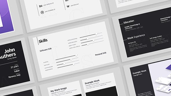 Videohive Portfolio - Resume 21411876 1 Videohive Portfolio - Resume 21411876