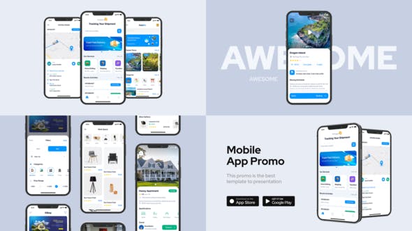 Videohive Clean Mobile App Promo 33230027 1 Videohive Clean Mobile App Promo 33230027