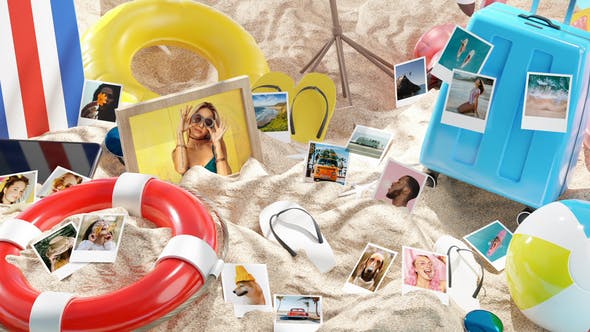 Videohive Photo Gallery on Summer Beach 33088877 1 Videohive Photo Gallery on Summer Beach 33088877