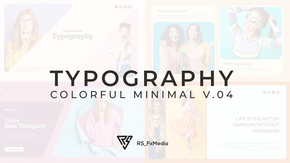 Videohive Typography Slide Colorful Minimal V.04 33107223 1 Videohive Typography Slide Colorful Minimal V.04 33107223