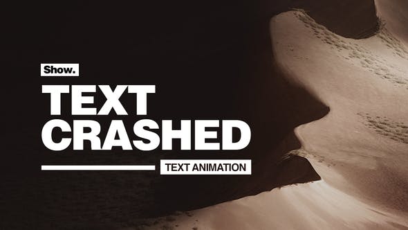 Videohive Text Crashed - Text Animation 28370062 1 Videohive Text Crashed - Text Animation 28370062