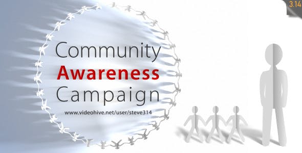 Videohive Community Awareness Campaign Human Chain Intro 7005882 1 Videohive Community Awareness Campaign Human Chain Intro 7005882