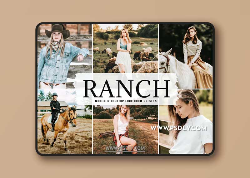 Ranch Mobile & Desktop Lightroom Presets 1 Ranch Mobile & Desktop Lightroom Presets