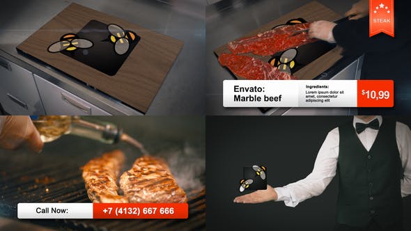 Videohive Steak 23927116 1 Videohive Steak 23927116