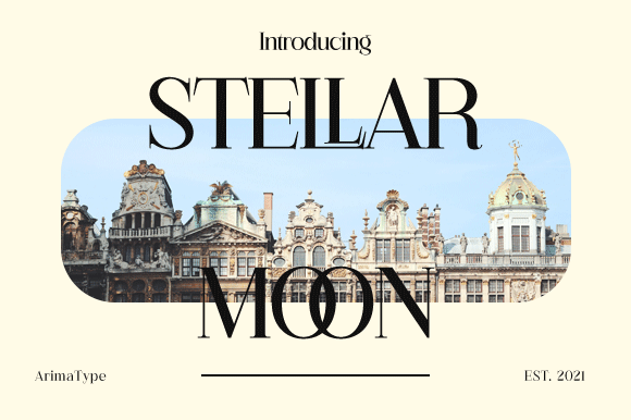 Stellar Moon Font 1 Stellar Moon Font