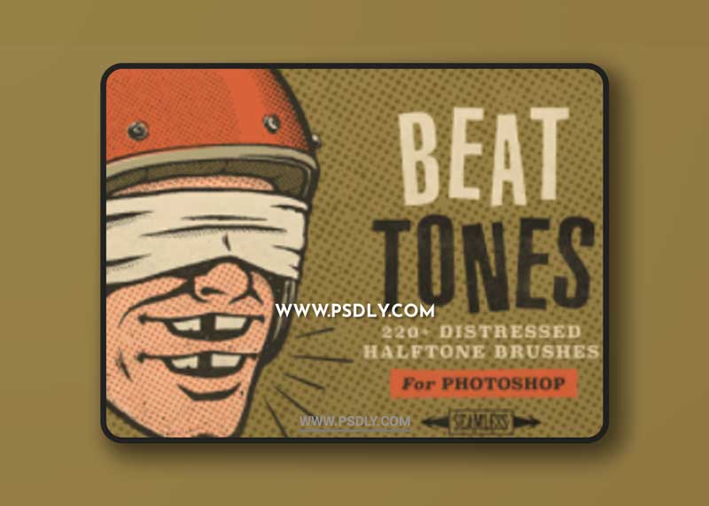 True Grit Texture Supply - Beat Tones Brushes for Photoshop 1 True Grit Texture Supply - Beat Tones Brushes for Photoshop