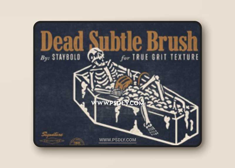 True Grit Texture Supply - Dead Subtle Brush Set 1 True Grit Texture Supply - Dead Subtle Brush Set