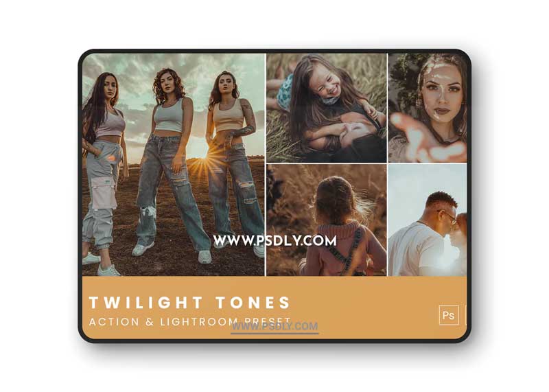 Twilight Tones Action & Lightroom Preset 1 Twilight Tones Action & Lightroom Preset