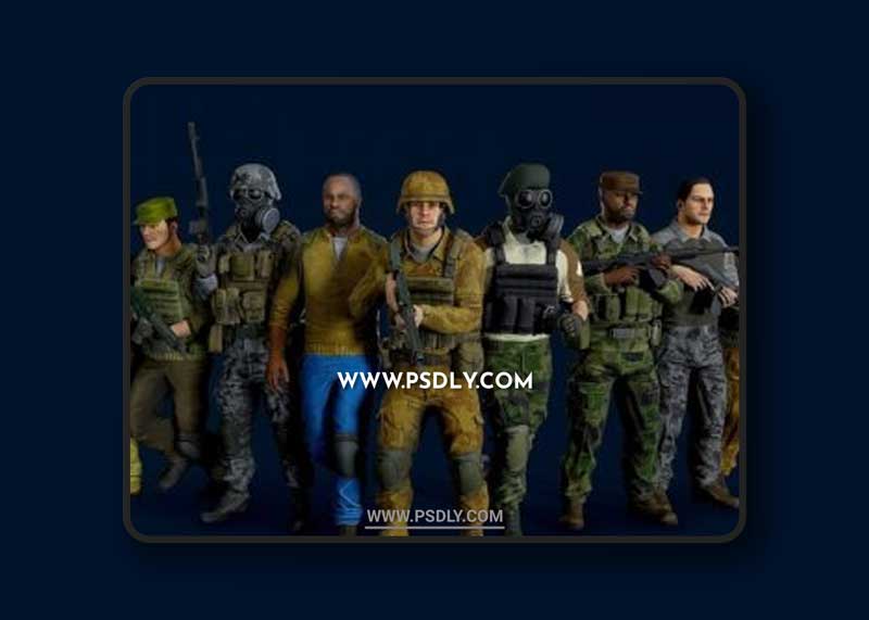 Unreal Engine - Modular military character