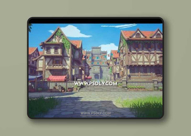 Unreal Engine - Stylized Medieval Village 1 Unreal Engine - Stylized Medieval Village