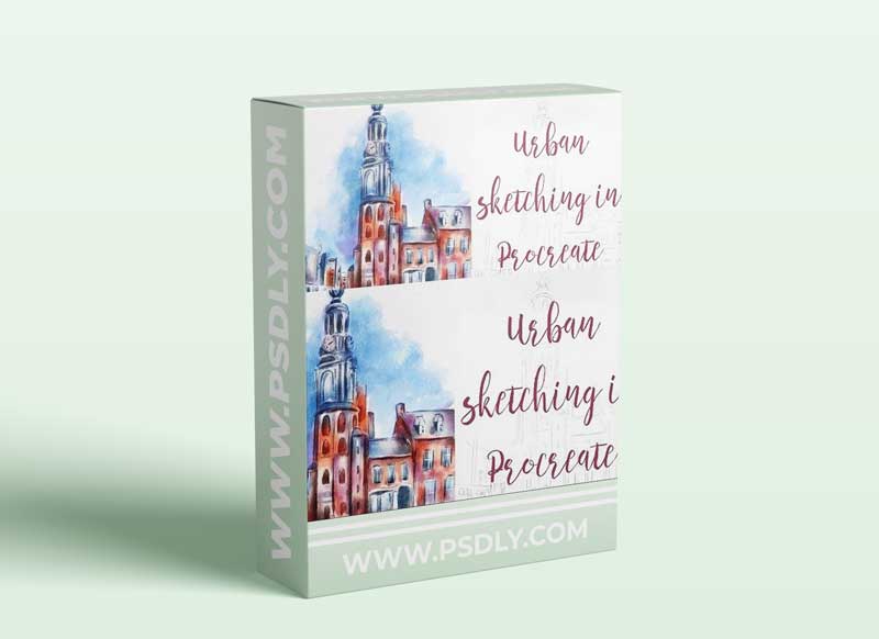 Urban Sketching in Procreate for Beginners - Turn Your City into a Watercolor Art 1 Urban Sketching in Procreate for Beginners - Turn Your City into a Watercolor Art
