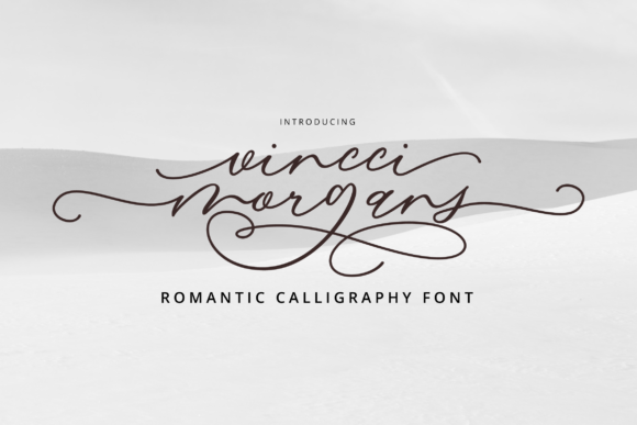 Vincci Morgans Script Font 1 Vincci Morgans Script Font