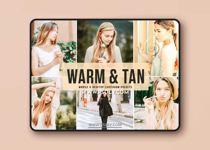 Warm & Tan Mobile & Desktop Lightroom Presets 1 Warm & Tan Mobile & Desktop Lightroom Presets