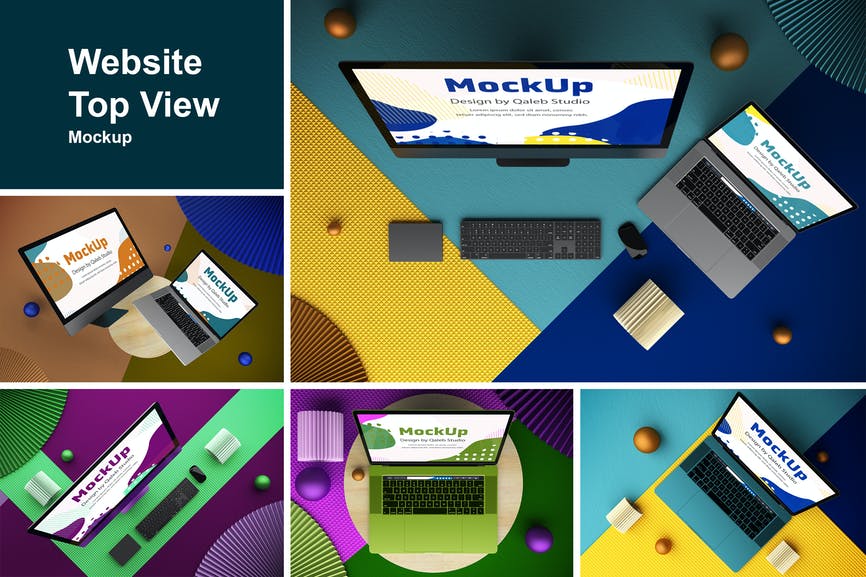 Website Top view
