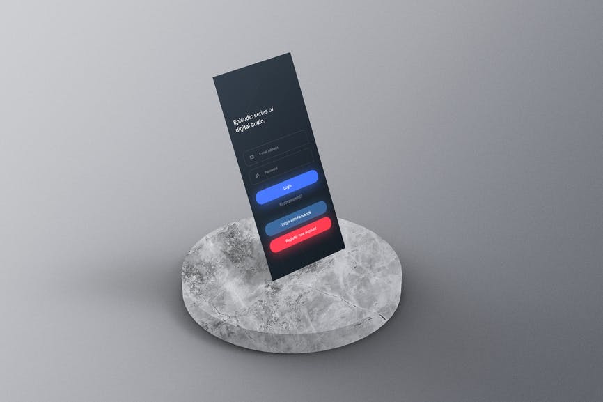 Application Screen Presentation Mockup 1 Application Screen Presentation Mockup