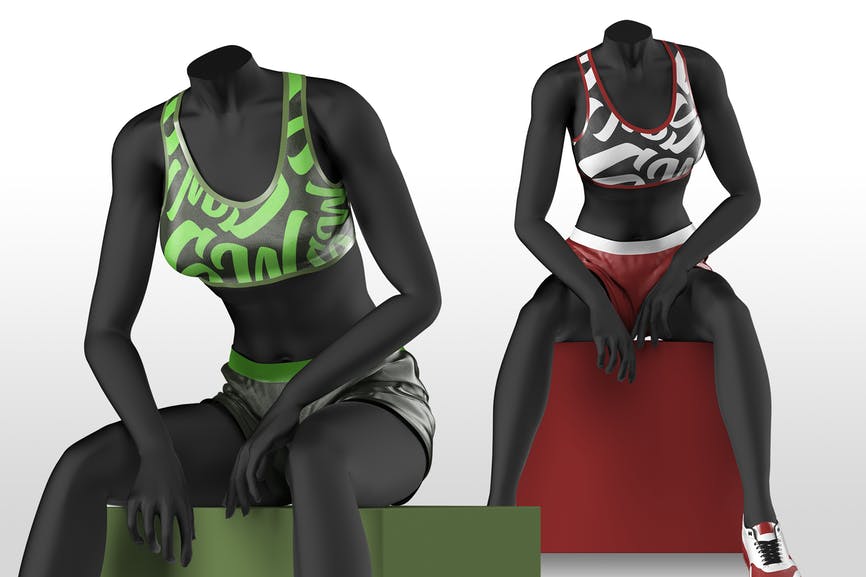Crop Top Mannequin Mockup 1 Crop Top Mannequin Mockup