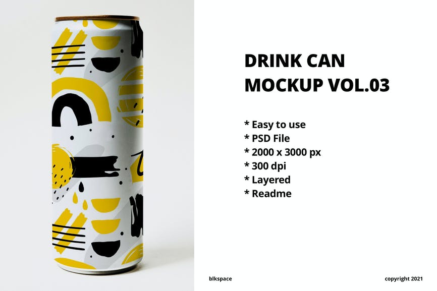 Drink Can Mockup Vol.03 1 Drink Can Mockup Vol.03
