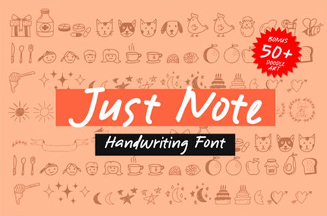 Just Note Font Free Download 1 Just Note Font Free Download
