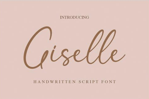 Giselle Font Free Download 1 Giselle Font Free Download