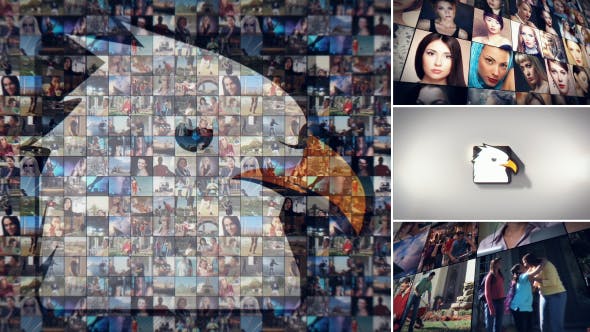 Videohive Simple Mosaic Logo 20287586 1 Videohive Simple Mosaic Logo 20287586