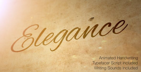 Videohive Elegance Animated Handwriting Typeface 6903346 1 Videohive Elegance Animated Handwriting Typeface 6903346