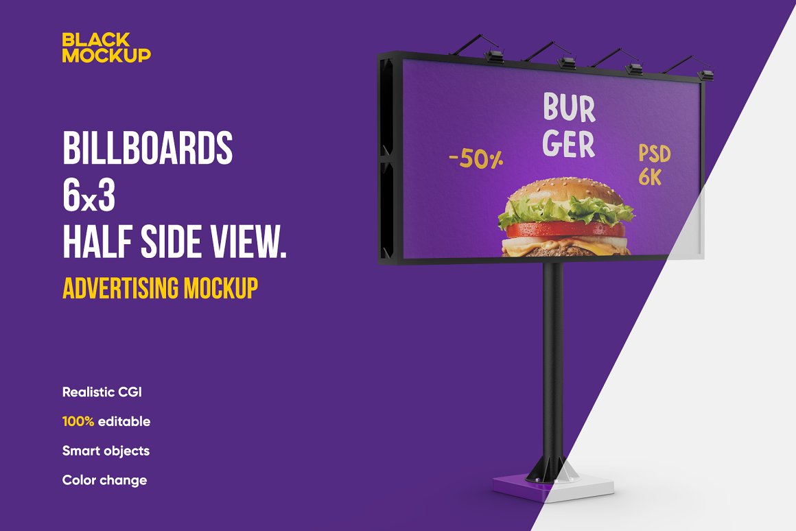 CreativeMarket - Billboard 6x3 Mockup 5529294 1 CreativeMarket - Billboard 6x3 Mockup 5529294
