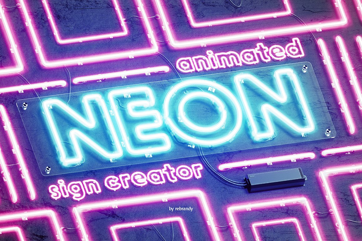 CreativeMarket - Neon Animated Sign Creator 5338598 1 CreativeMarket - Neon Animated Sign Creator 5338598