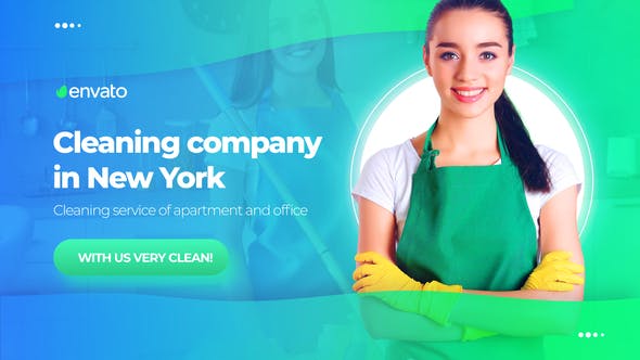 Videohive Cleaning Service 24134932 1 Videohive Cleaning Service 24134932