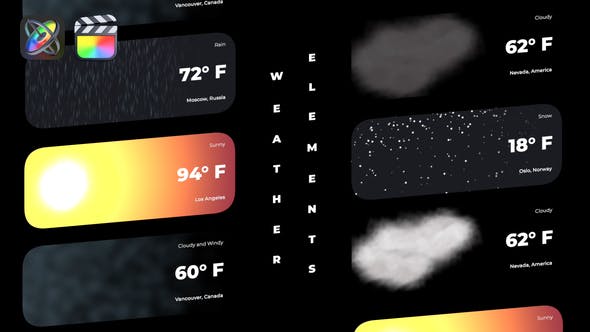 Videohive - Weather Elements - 33390809 1 Videohive - Weather Elements - 33390809