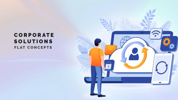 Videohive Corporate solutions - Flat Concept 33445124 1 Videohive Corporate solutions - Flat Concept 33445124