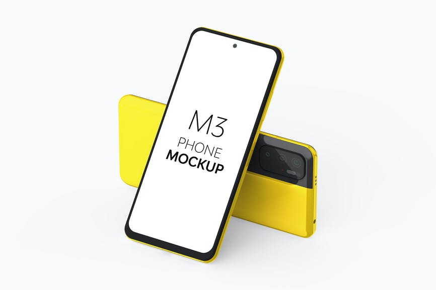 M3 Phone Mockup CQF66MC
