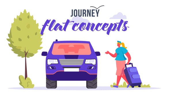 Videohive Journey - Flat Concept 33544799 1 Videohive Journey - Flat Concept 33544799