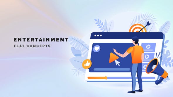 Videohive Entertainment - Flat Concept 33445054 1 Videohive Entertainment - Flat Concept 33445054