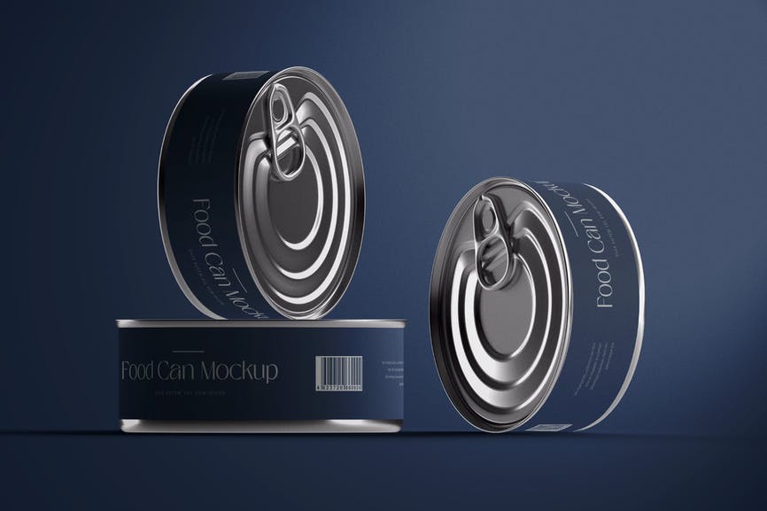 Food Tin Can Mockup 5EEG7G2 1 Food Tin Can Mockup 5EEG7G2