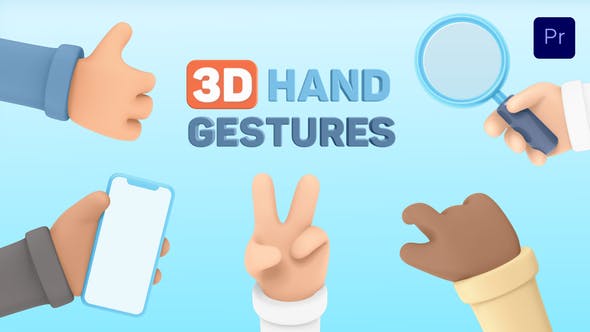 Videohive - 3D Hand Gestures for Premiere Pro - 33152485 1 Videohive - 3D Hand Gestures for Premiere Pro - 33152485