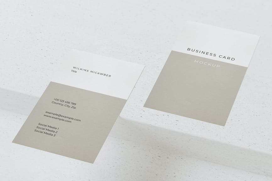 Vertical Business Cards Mockup QSJJTMG 1 Vertical Business Cards Mockup QSJJTMG
