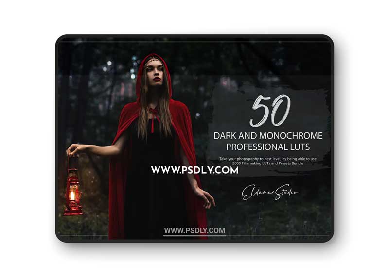 50 Dark and Monochrome LUTs and Presets Pack 1 50 Dark and Monochrome LUTs and Presets Pack