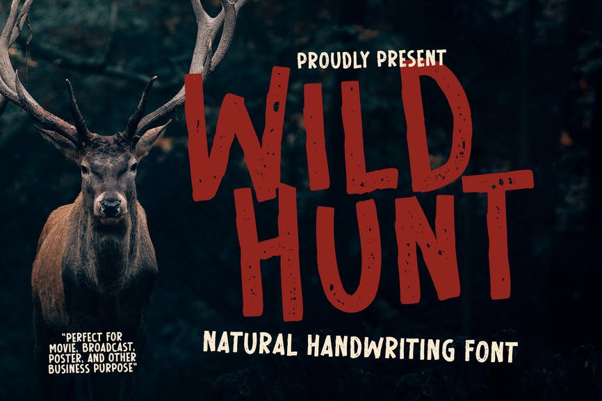 Wild Hunt Advertisement Font 1 Wild Hunt Advertisement Font