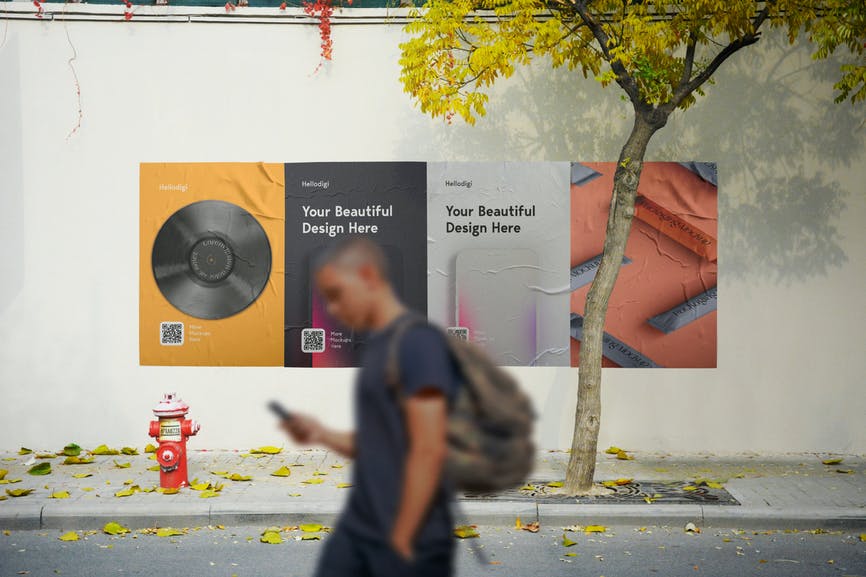 Wall Poster Mockup 1 Wall Poster Mockup