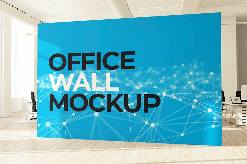 Office Wall Mural Mockup CBUW5C4 1 Office Wall Mural Mockup CBUW5C4