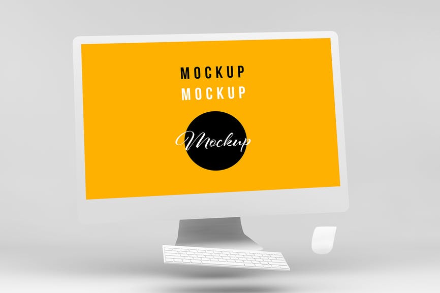 Minimal Floating White Computer Mockup QYX5JH5 1 Minimal Floating White Computer Mockup QYX5JH5