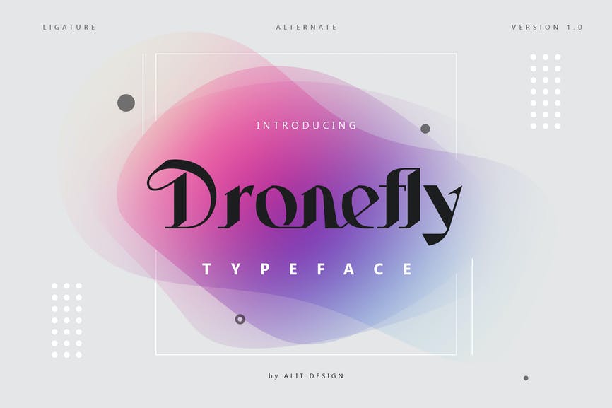 Dronefly Typeface 1 Dronefly Typeface